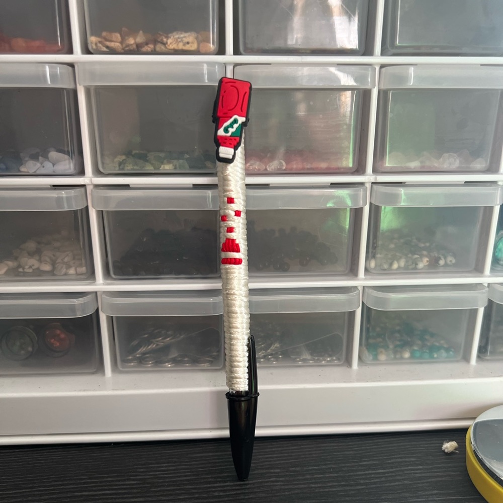 Hand Made pen design with a tajin charm